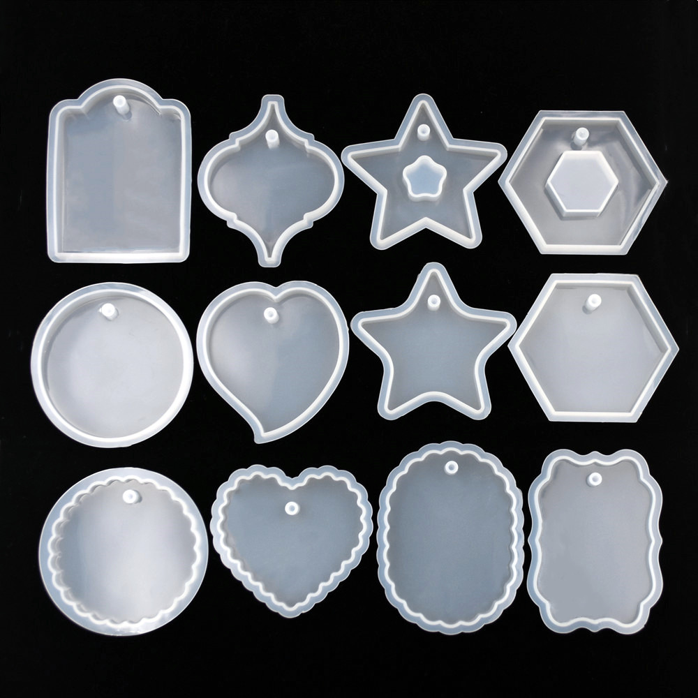 Jewelry Making Techniques - 1PC タグシリコーンモールド樹脂シリコーンモールドペンダント手作り DIY ジュエリー作成ツールエポキシ樹脂金型クラフト材料