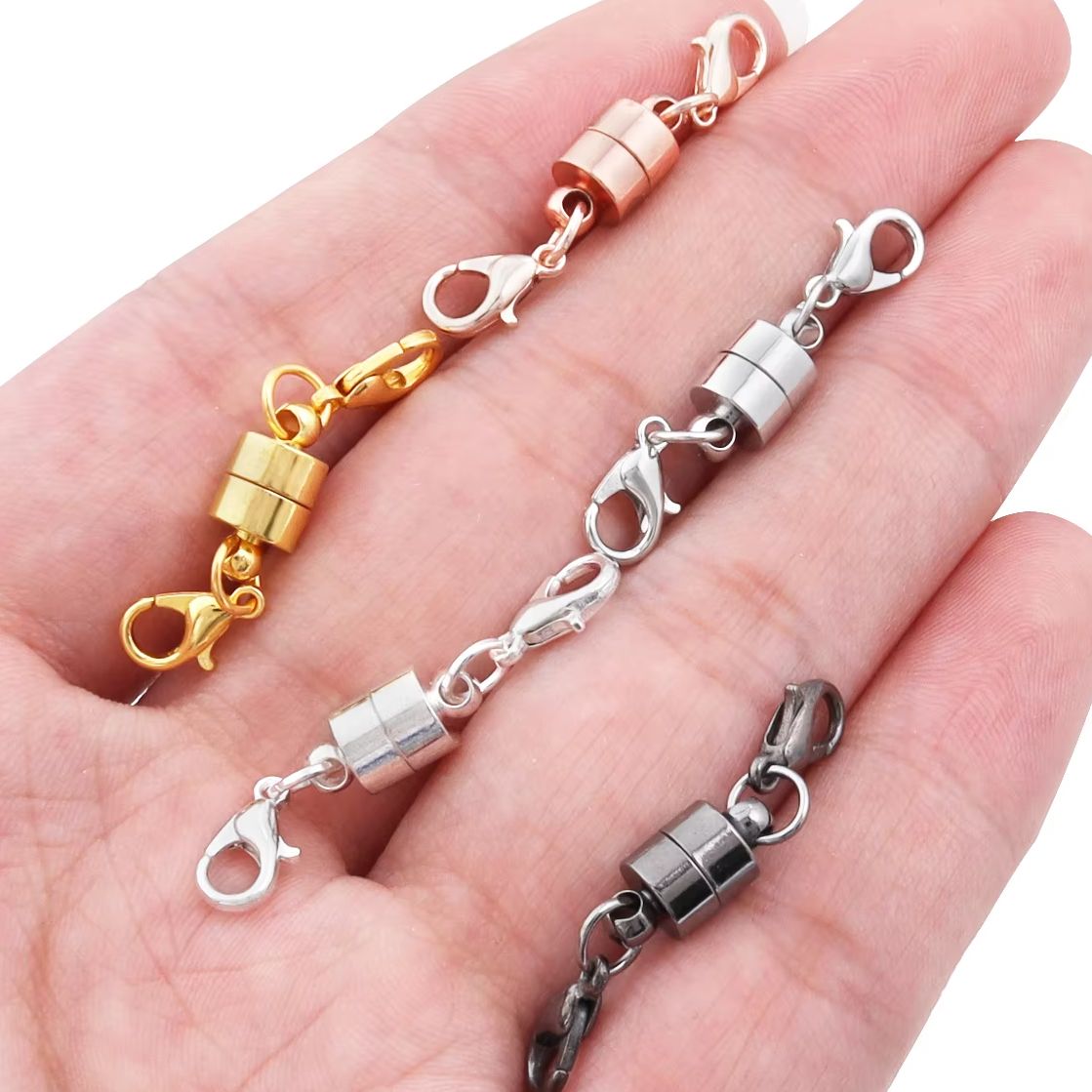 Jewelry Making Class - 5 セット/ロット磁気クラスプロブスタークラスプジュエリー作成 DIY ブレスレットネックレスマグネットクラスプコネクタバックルファスナー