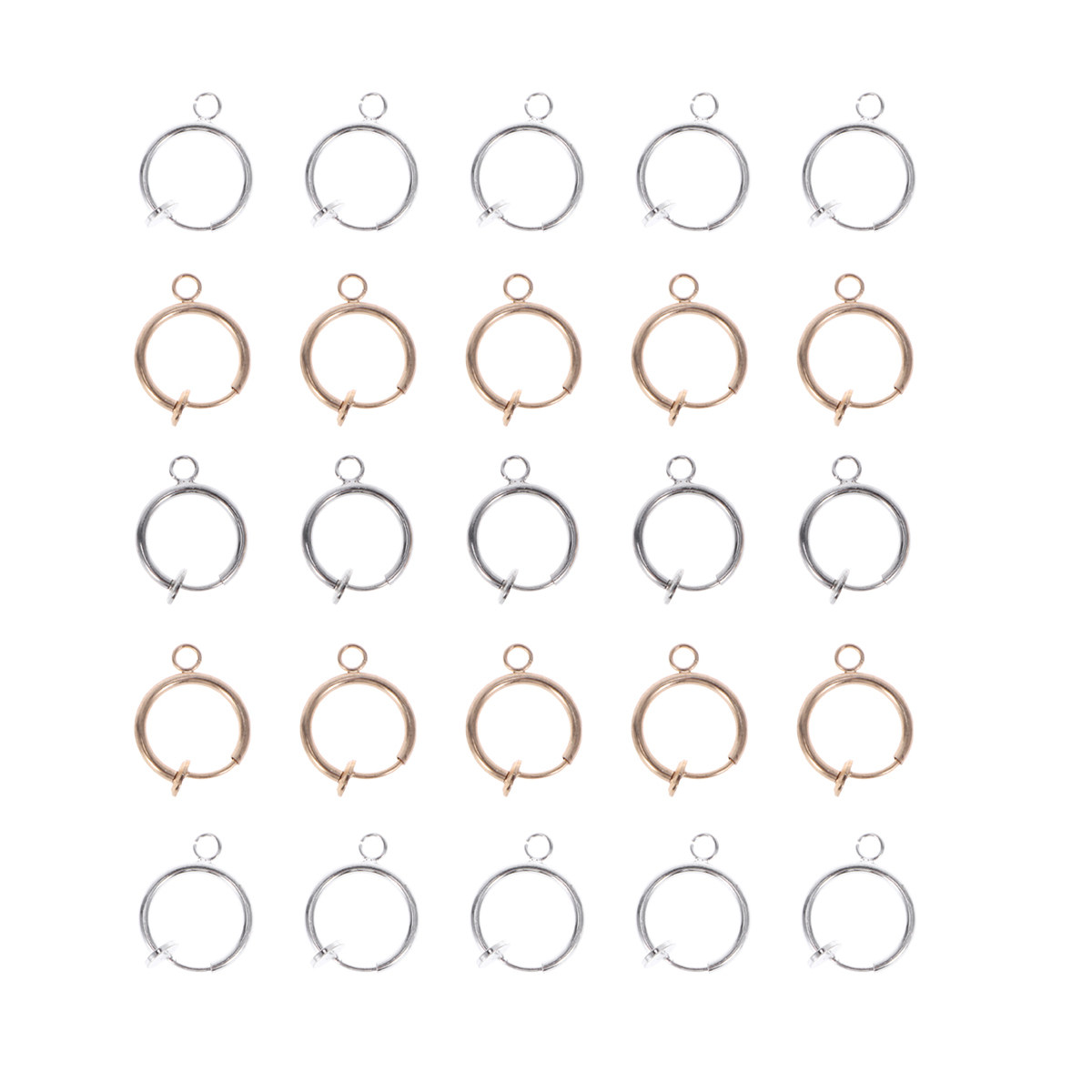 Jewelry Making Classes - 60個入り DIYイヤージュエリー製作キット 美しいイヤークリップ 良質な質感 細やかな仕上がり 家庭、寮、教室に最適