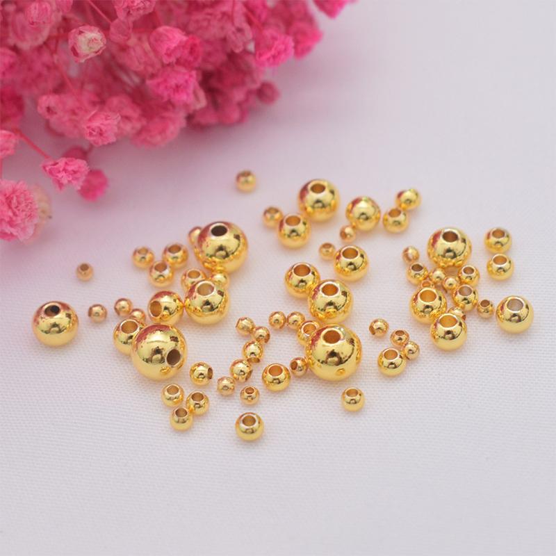100個入り ファセットスペーサービーズ 金メッキ 光沢のあ - Jewelry Making Classes のレビューと価格
