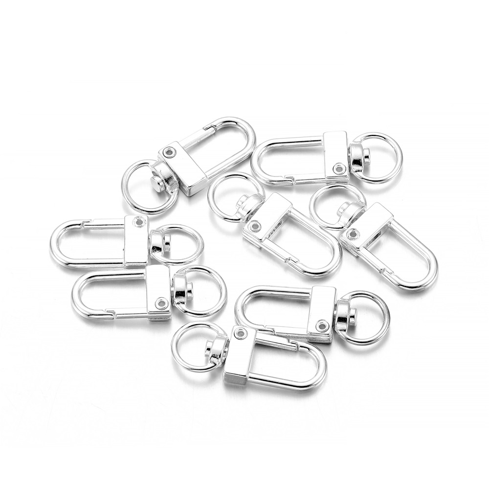 10個/パック 回転式ドッグバックル スナップ ロブスターク - Jewelry Making Class のレビューと価格