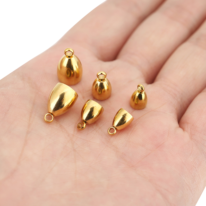 10個入りPVD加工ステンレス製留め金具、革紐用フック（5、 - Jewelry Making Class のレビューと価格