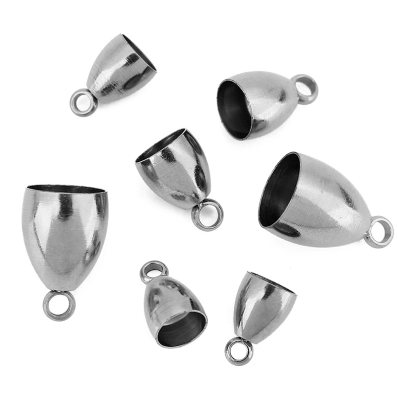 10個入りPVD加工ステンレス製留め金具、革紐用フック（5、 - Jewelry Making Class のレビューと価格