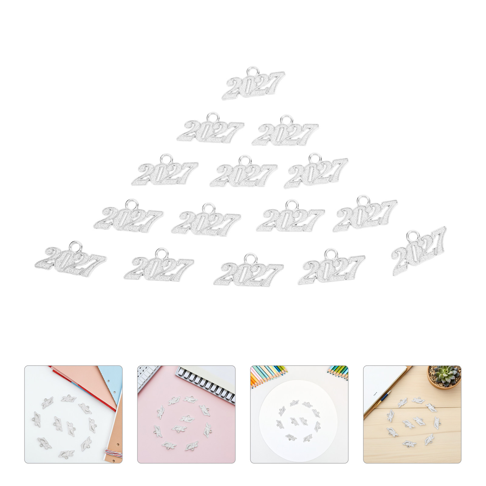 100個 2027タッセルチャーム 卒業帽子デコレーション  - Jewelry Making Classes のレビューと価格