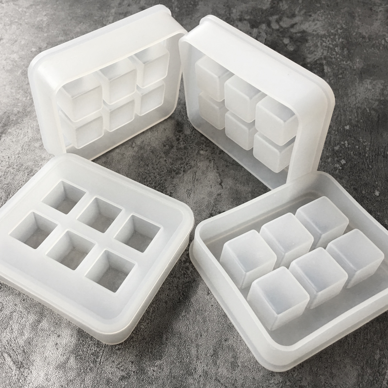 シリコーン型 16 ミリメートルキューブボールビーズ 6 コ - Jewelry Making Mold のレビューと価格