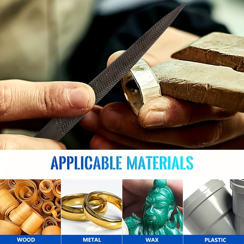プロ仕様 8インチ ワックスカービングファイル 両端 ハーフ - Jewelry Making Machines のレビューと価格