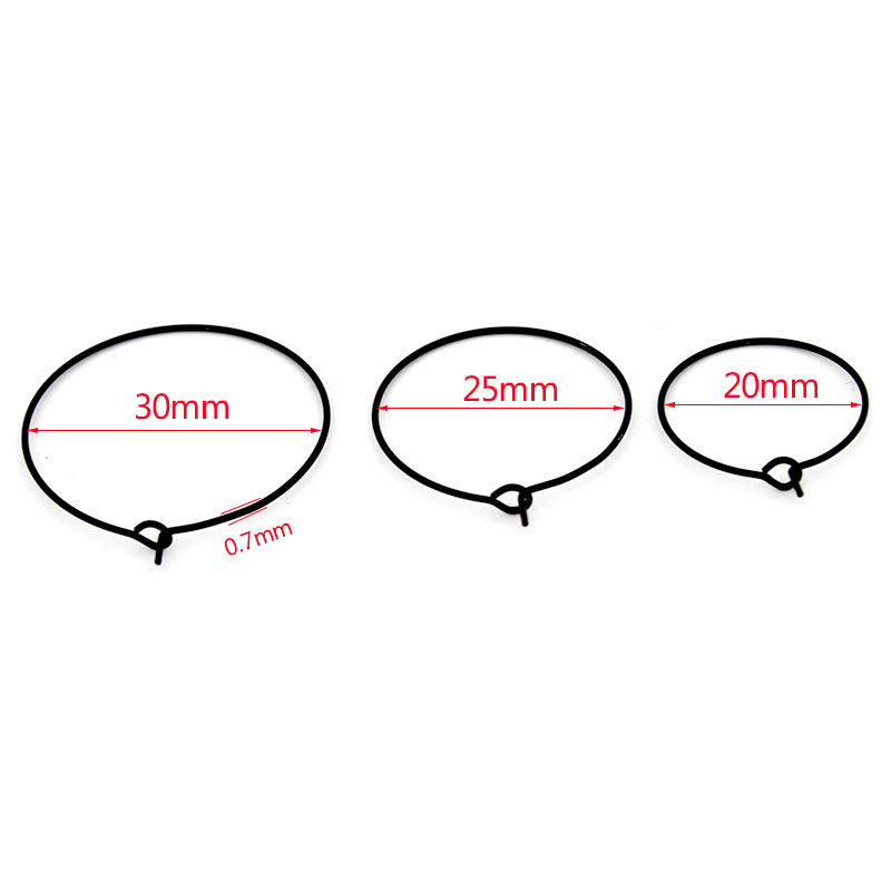20個入り 20mm 25mm 30mm ステンレス製 ブラ - Jewelry Making Earring Supplies のレビューと価格