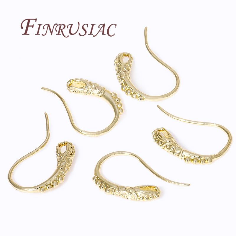 18K ゴールドメッキイヤリングイヤーワイヤー、イヤーフック - Jewelry Making Earring Supplies のレビューと価格