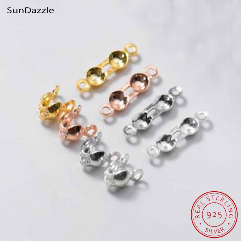 4個入り 本物の純銀925製 クロージャーエンドビーズ クラ - Jewelry Making Class のレビューと価格