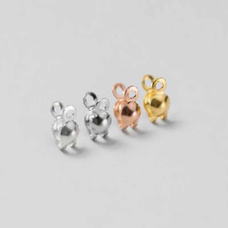 4個入り 本物の純銀925製 クロージャーエンドビーズ クラ - Jewelry Making Class のレビューと価格