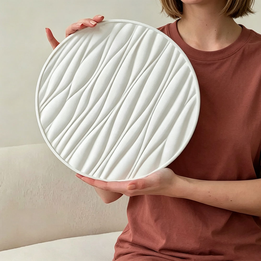 大型丸型トレイシリコンモールド、波型セメント石膏トレイ型、エ - Jewelry Making Mold のレビューと価格