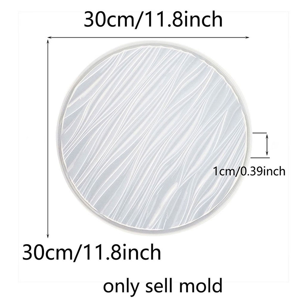 大型丸型トレイシリコンモールド、波型セメント石膏トレイ型、エ - Jewelry Making Mold のレビューと価格
