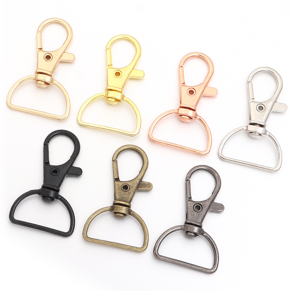 10個/ロット メタルスイベルクラスプ Dリング付き ランヤ - Jewelry Making Class のレビューと価格
