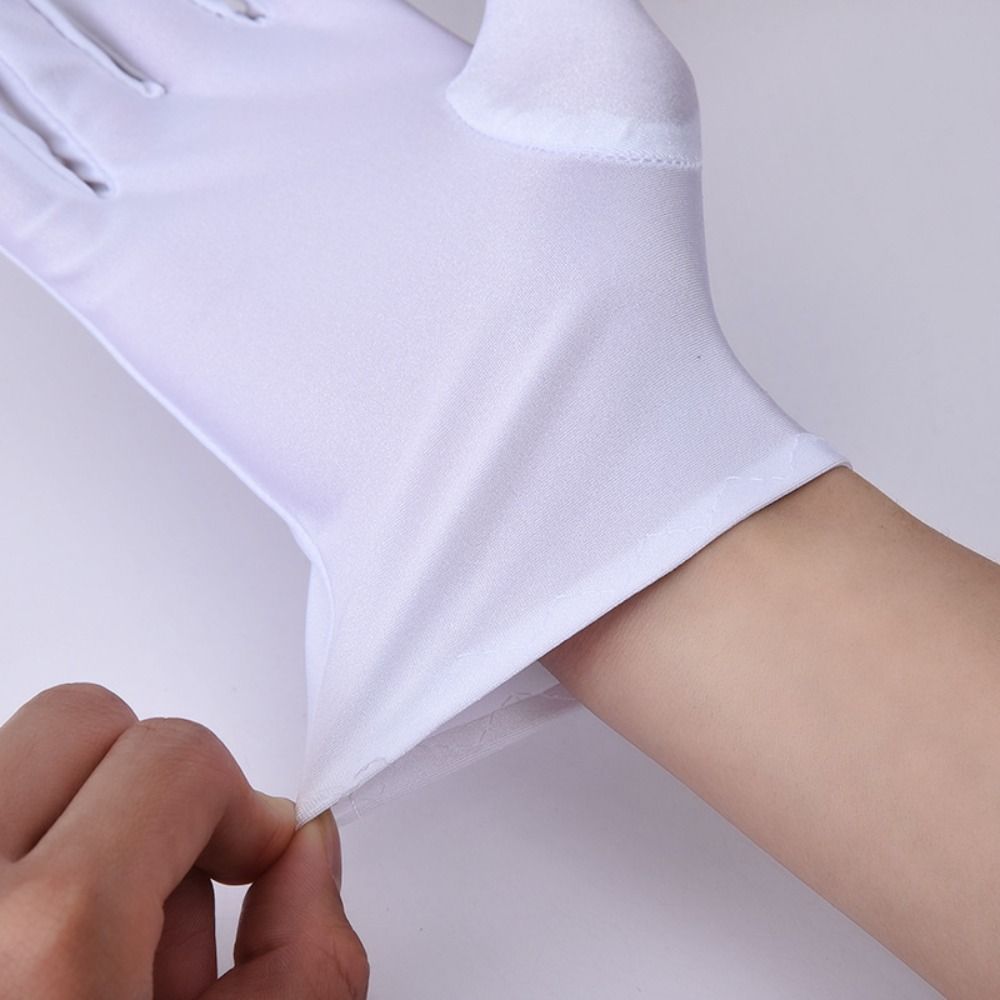 柔らかい綿の手用手袋,手の保護,フォーマル,黒と白,ジュエリ - Jewelry Making Gloves のレビューと価格