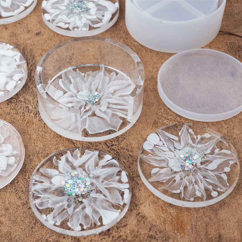 SNASAN コースターカップマットシリコンモールド樹脂収納 - Jewelry Making Techniques のレビューと価格