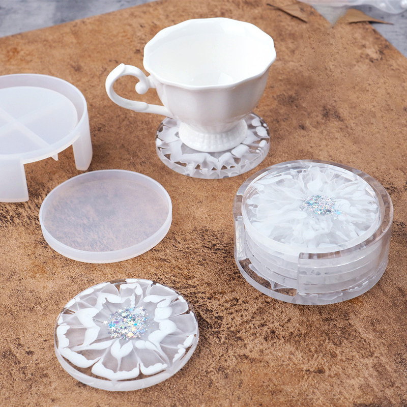 SNASAN コースターカップマットシリコンモールド樹脂収納 - Jewelry Making Techniques のレビューと価格