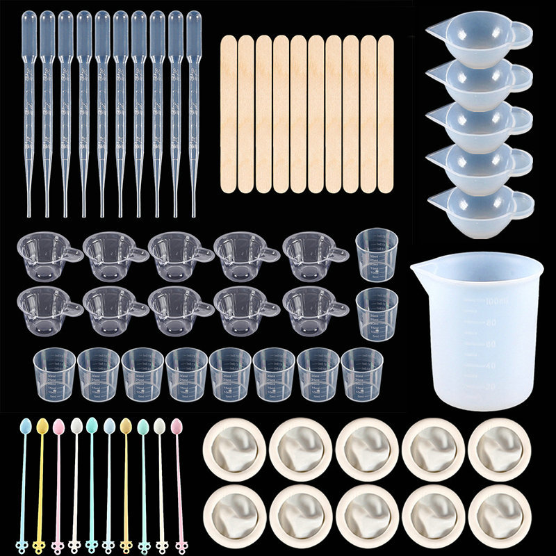 エポキシ樹脂ツールキット シリコンモールドツール付属 ミキシ - Jewelry Making Techniques のレビューと価格