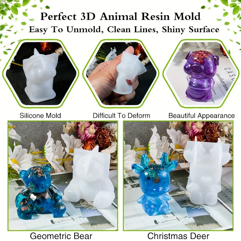 19個入りレジン製モールドセット、レジン製作、デスクトップオ - Jewelry Making Mold のレビューと価格