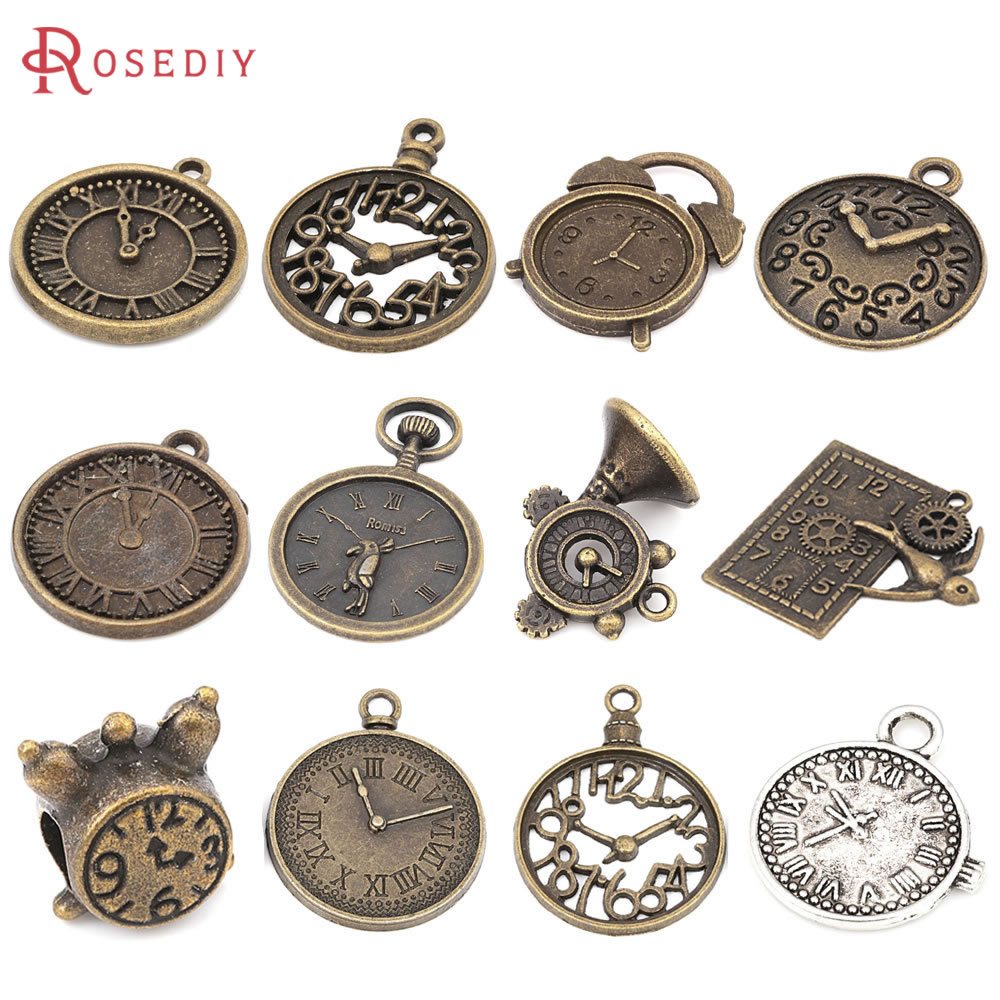 ヴィンテージスタイル亜鉛合金目覚まし時計カメラスピーカービデ - Jewelry Making Videos のレビューと価格