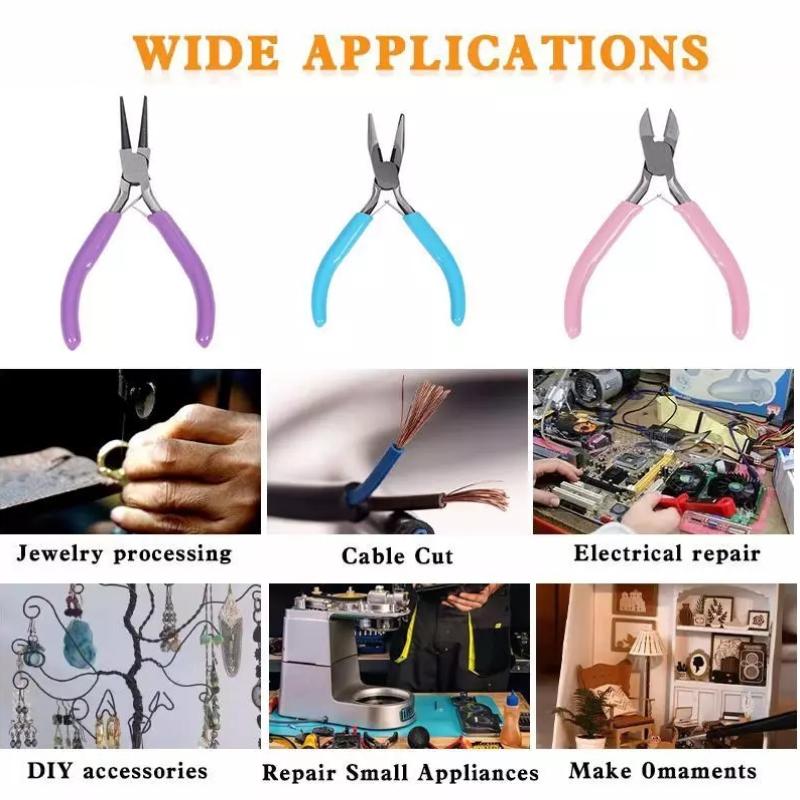 ジュエリー作成用プライヤーツールセット 滑り止めハンドル ス - Jewelry Making Classes のレビューと価格