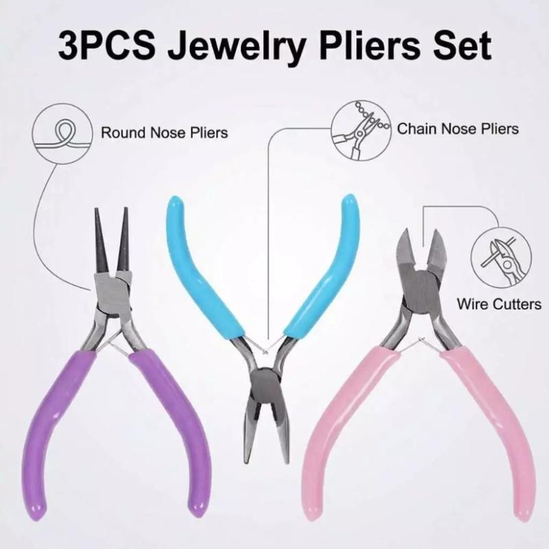 ジュエリー作成用プライヤーツールセット 滑り止めハンドル ス - Jewelry Making Classes のレビューと価格