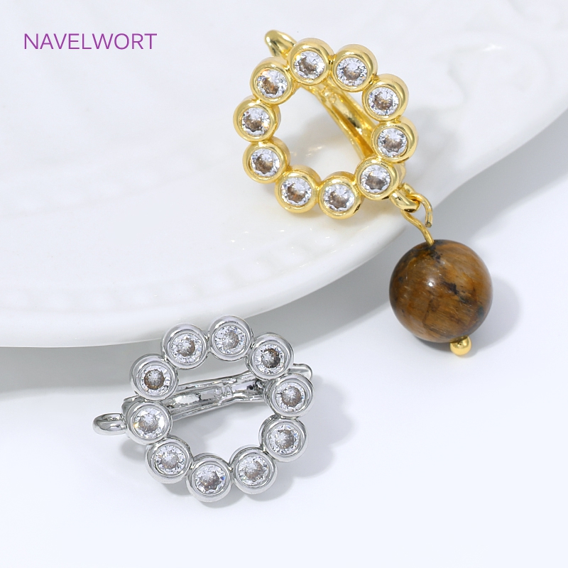 18K金メッキ扇形フラワーイヤワイヤーイヤリング金具、真鍮製 - Jewelry Making Kits のレビューと価格