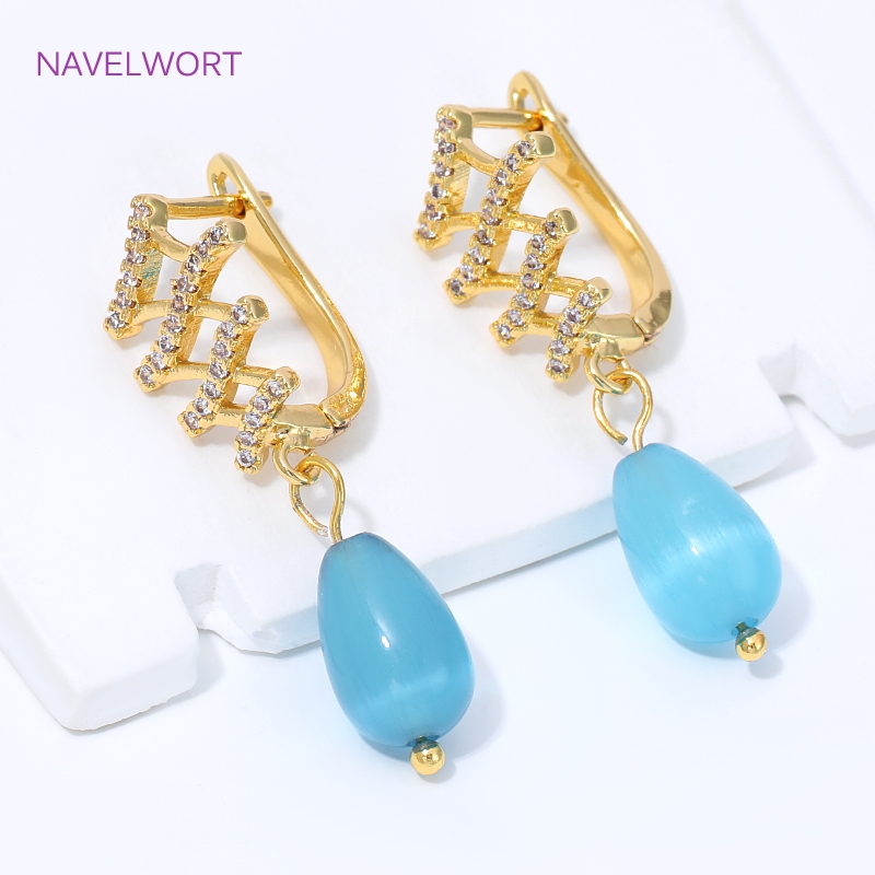 18K金メッキ扇形フラワーイヤワイヤーイヤリング金具、真鍮製 - Jewelry Making Kits のレビューと価格