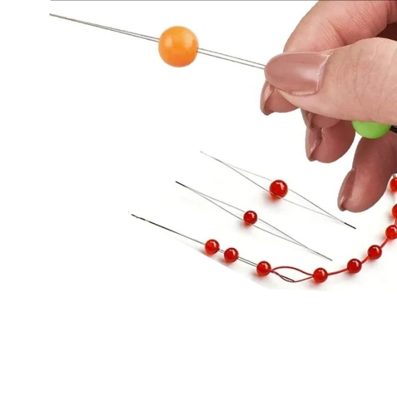 1/10個入り オープンビーズニードル DIYビーズ針 ジュ - Jewelry Making Degree のレビューと価格