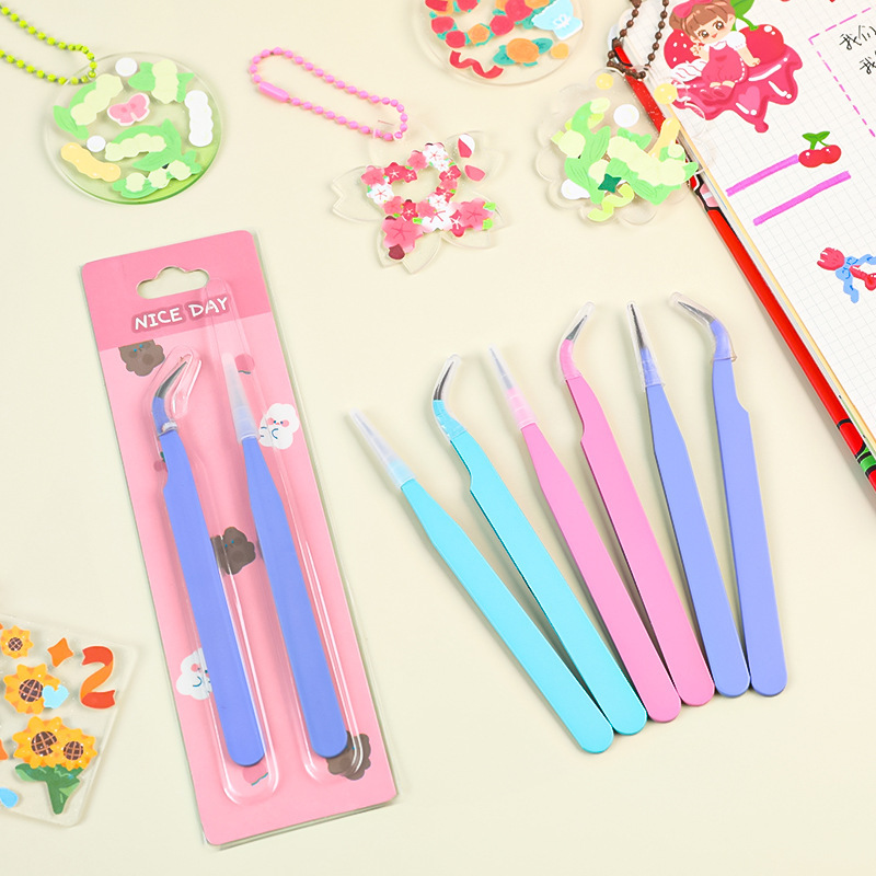 ピンセット6本セット - DIYスクラップブッキング、ジュエ - Jewelry Making Techniques のレビューと価格