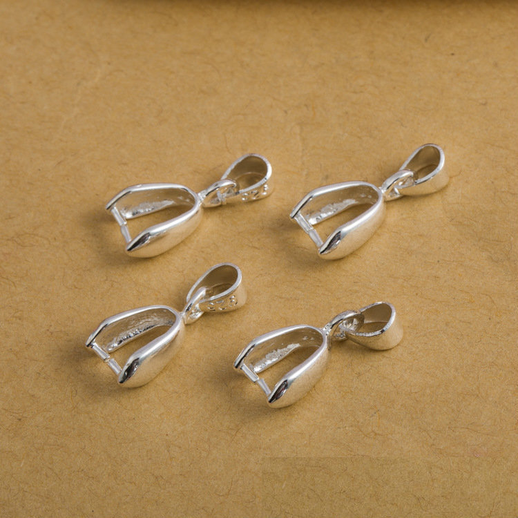 10 個 925 スターリングシルバーメッキ銅ペンダントピン - Jewelry Making Class のレビューと価格
