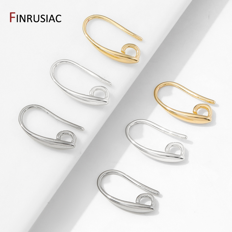 14K金メッキ真鍮製スムースイヤリングフック、イヤリング製作 - Jewelry Making Earring Supplies のレビューと価格
