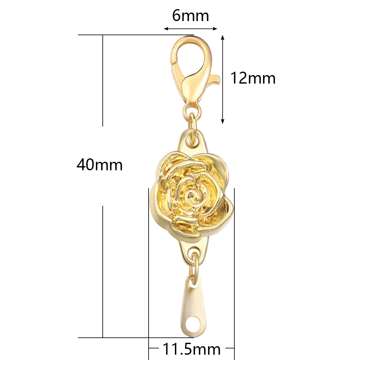 5個/ロット 強力磁気クラスプ 合金ローズエクステンダー ク - Jewelry Making Class のレビューと価格